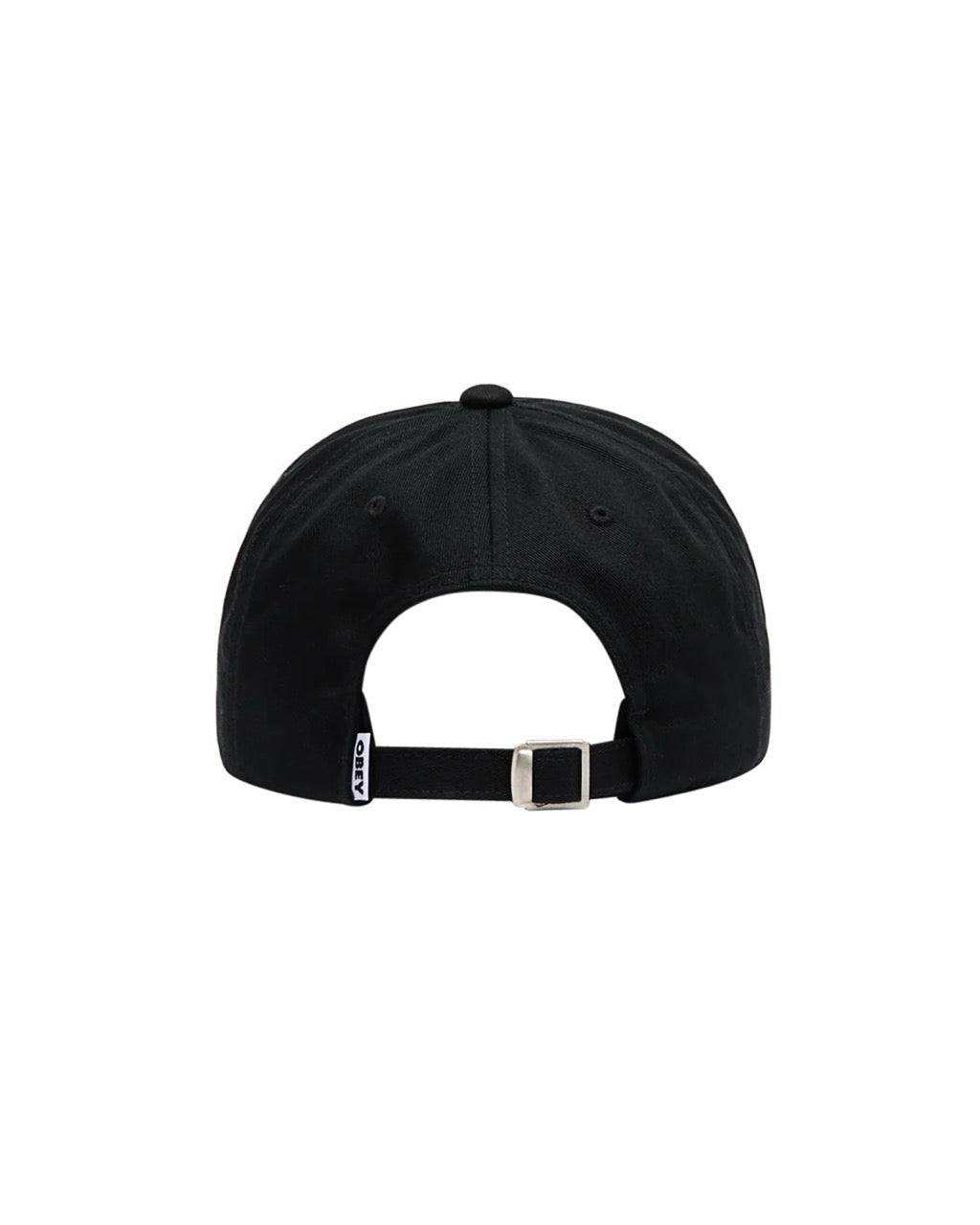 OBEY BOLD CURVE STRAPBACK - BLACK