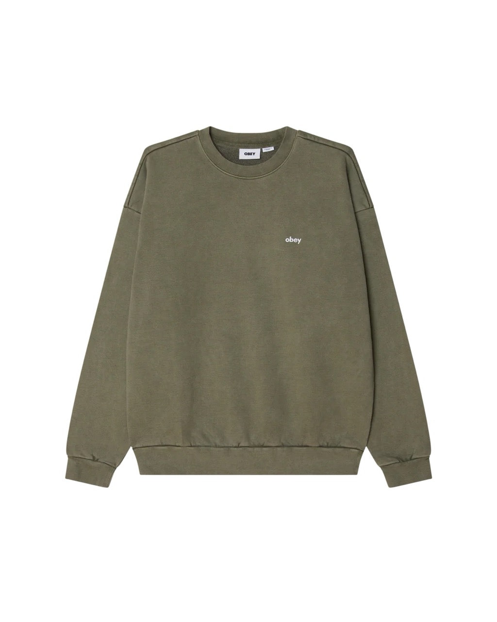 LOWECASE PIGMENT CREW - LICHEN GREEN