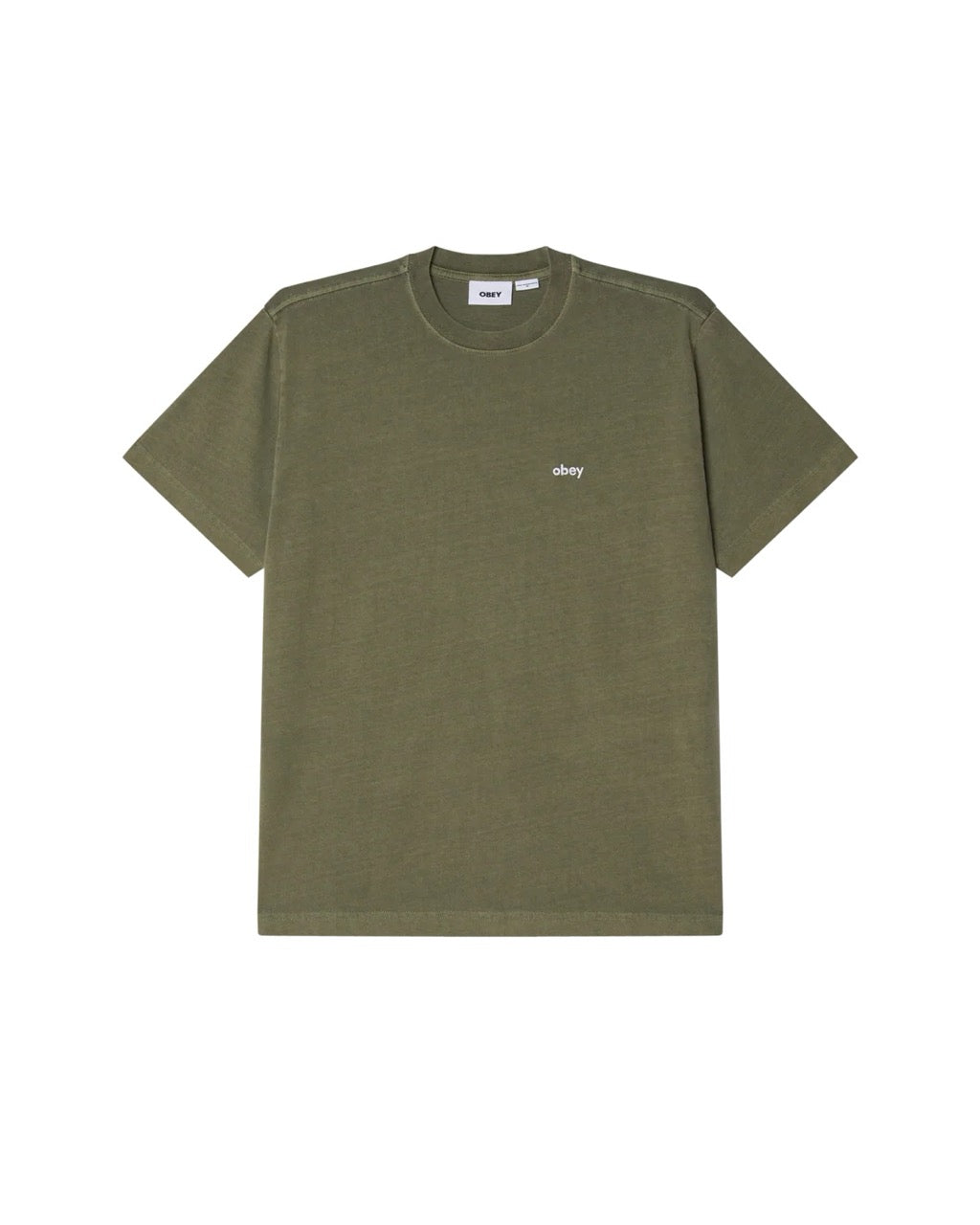 LOWERCASE PIGMENT T-SHIRT - LICHEN GREEN
