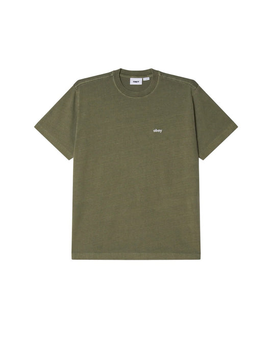 LOWERCASE PIGMENT T-SHIRT - LICHEN GREEN