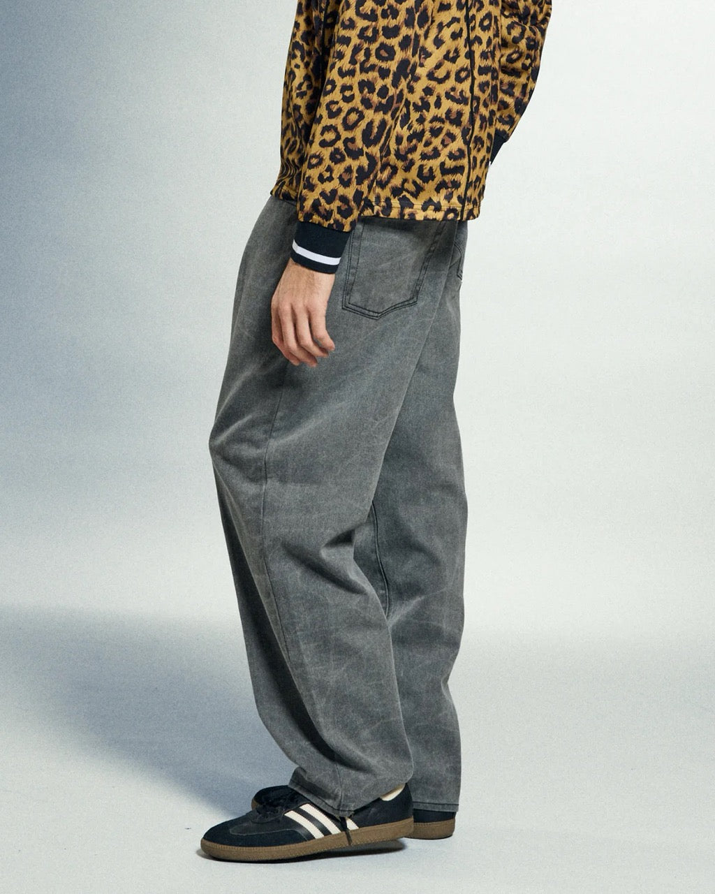 CLASSIC WRINKLE BAGGY DENIM - BLACK WRINKLE