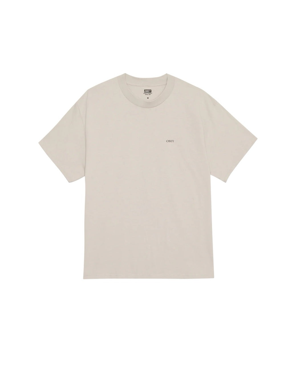 PEACE & JUSTICE STATUE CLASSIC T-SHIRT - SILVER GREY