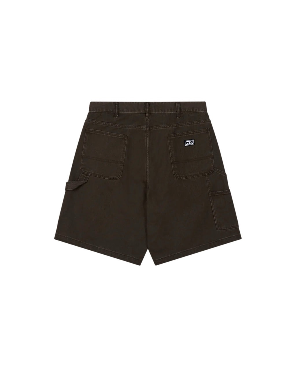 BIGWIG DENIM CARPENTER SHORT - WREN FADED WASH (BROWN)