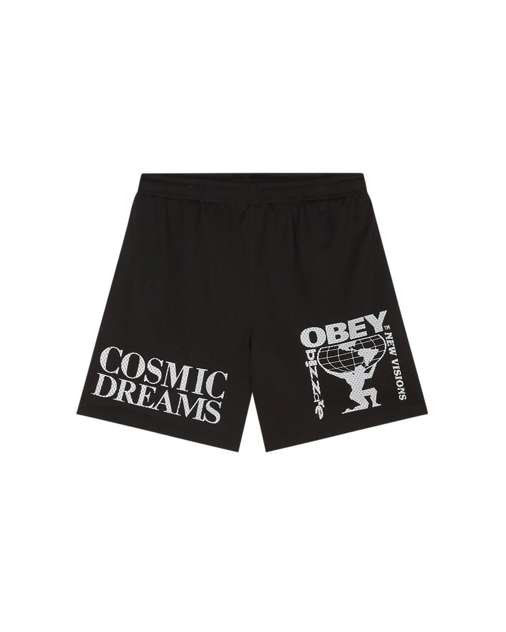 EASY COSMIC DREAMS MESH SHORT - BLACK