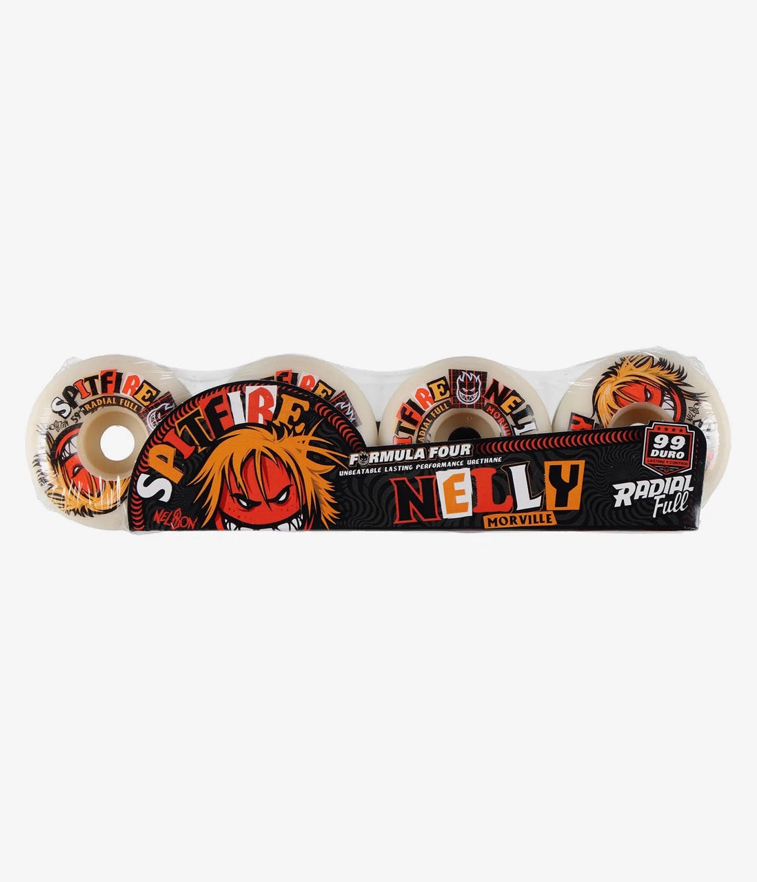 Spitfire Formula Four Morville Rough Cut Radial Full Wheels (natural) 56 mm 99 Duro