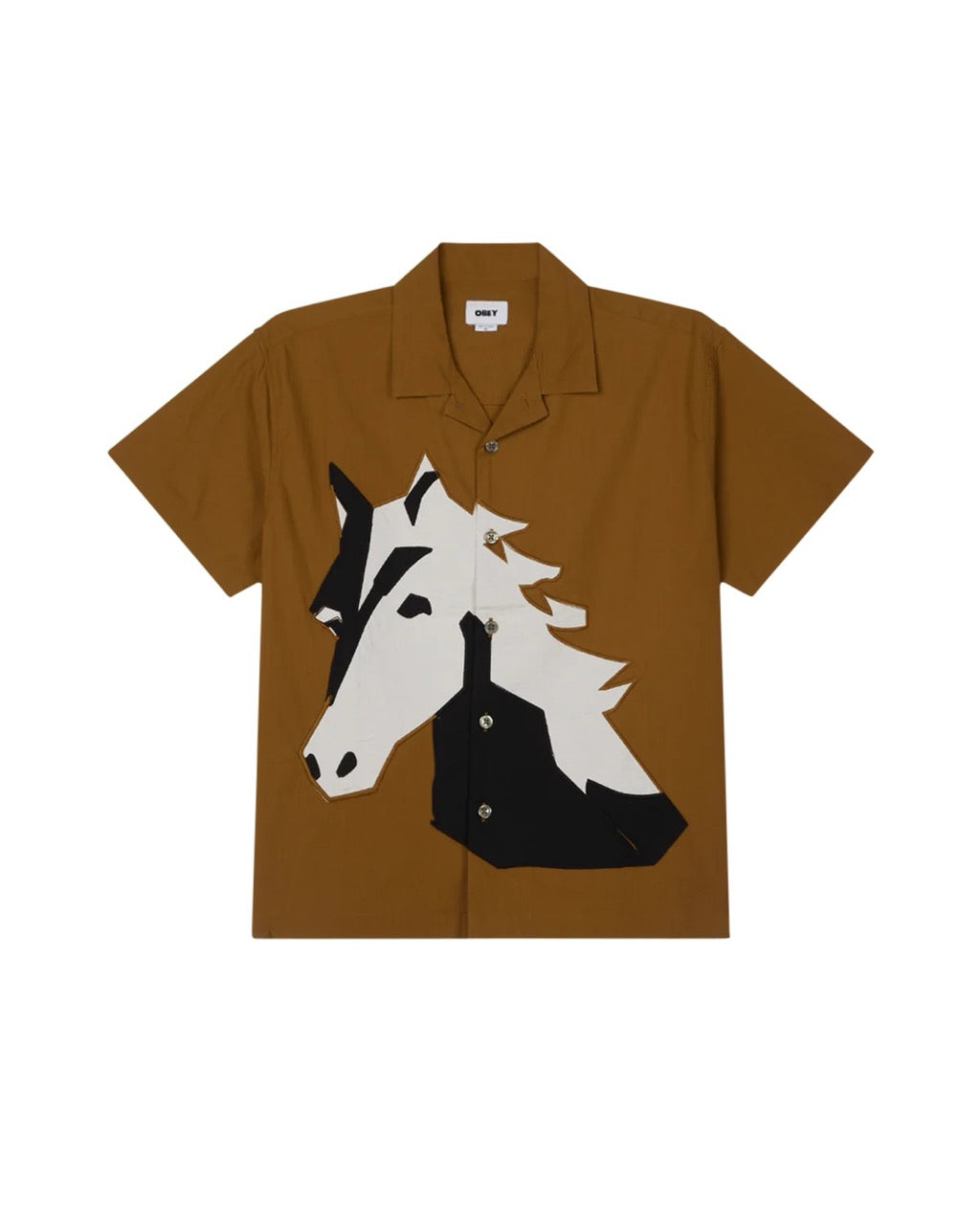 BEAU SS SHIRT - Brown
