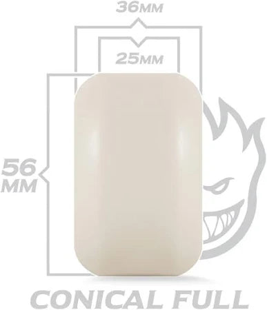 Spitfire Formula Four Conical Full 101 Duro Skateboard Hjul 56mm