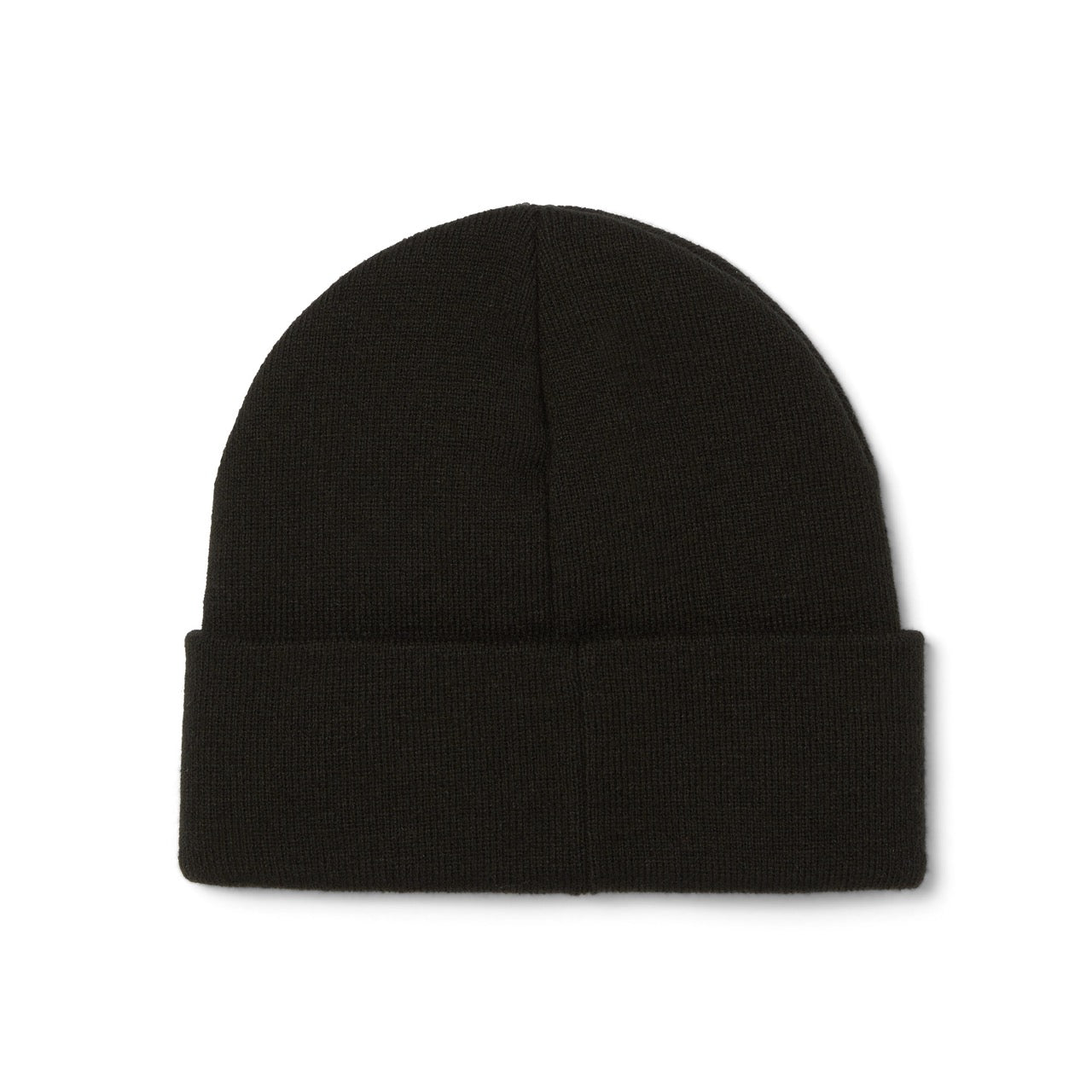 ALL CAPS CUFF BEANIE - BLACK