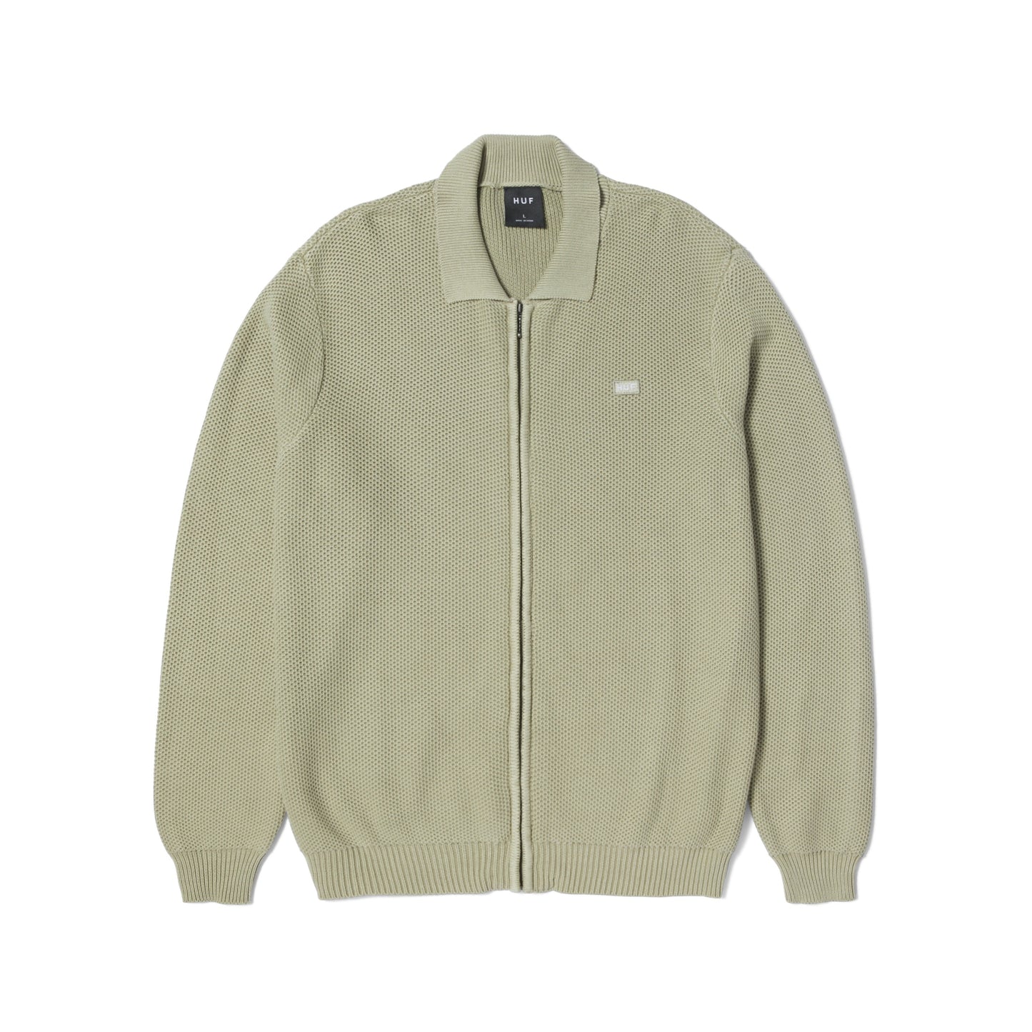ANTON ZIP OVERDYED SWEATER