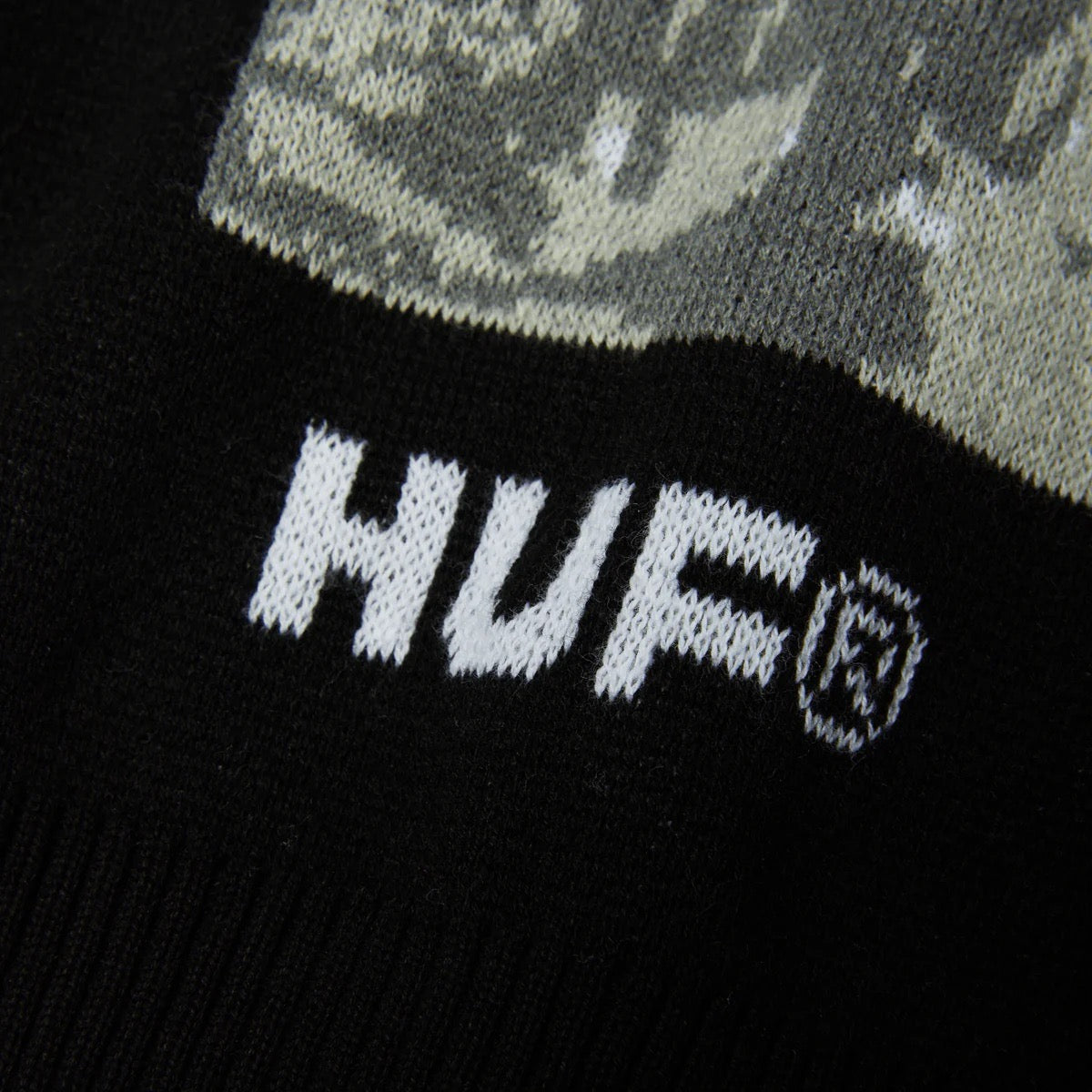 HUF x Isaac Hayes Black Moses Knit Sweater