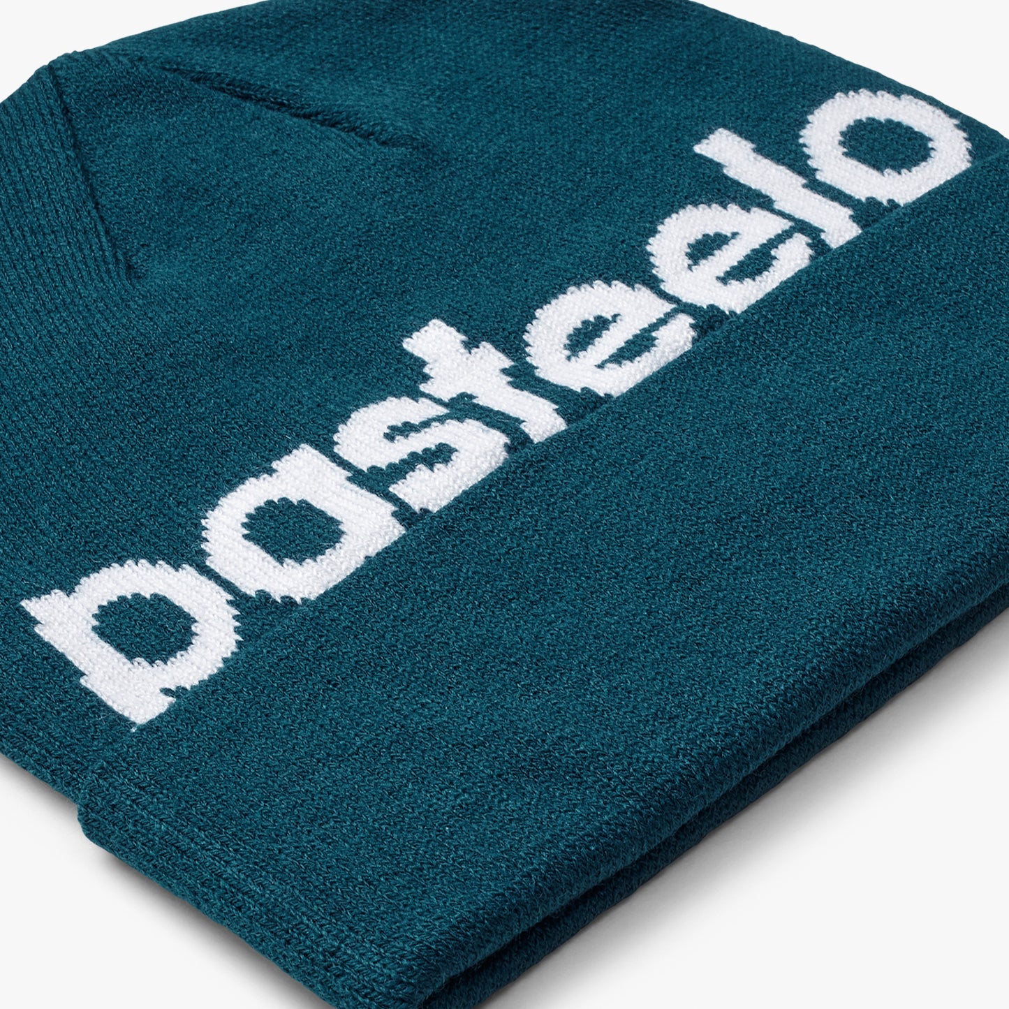 SCRIPT BEANIE - DUNKELBLAU