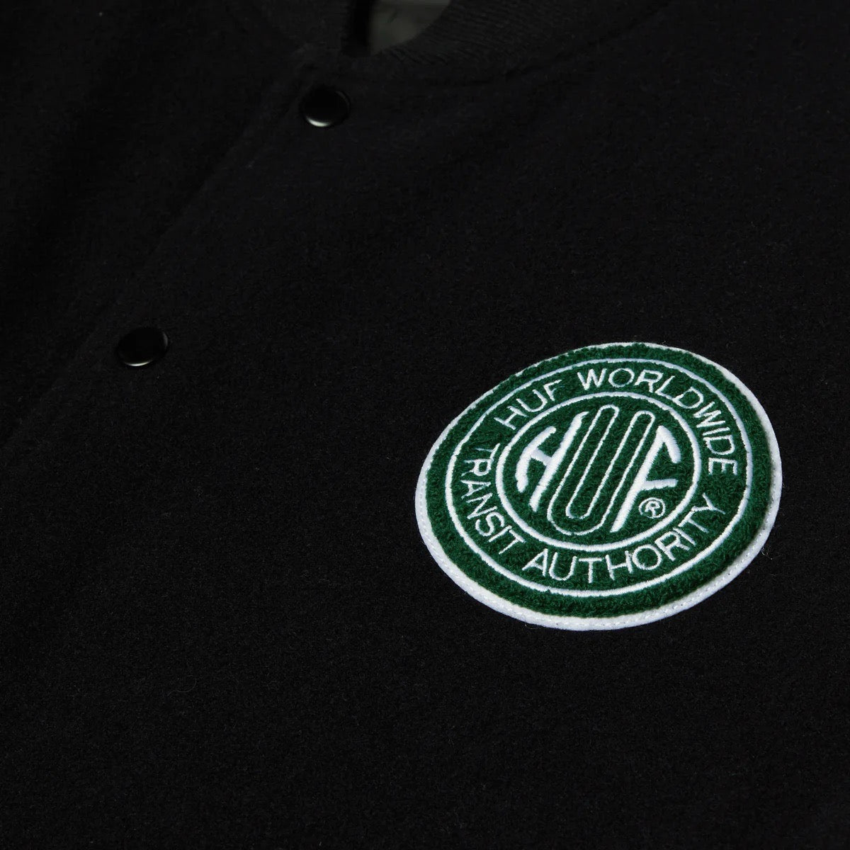 Global Transit Varsity Jacket - Navy White