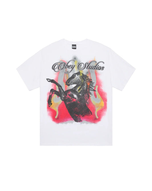 OBEY STUDIOS HORSE VINTAGE T-SHIRT