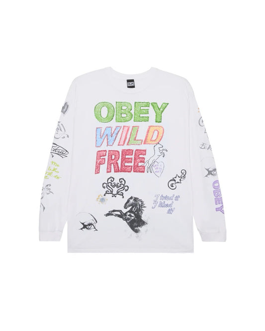 WILD FREE LS VINTAGE T-SHIRT