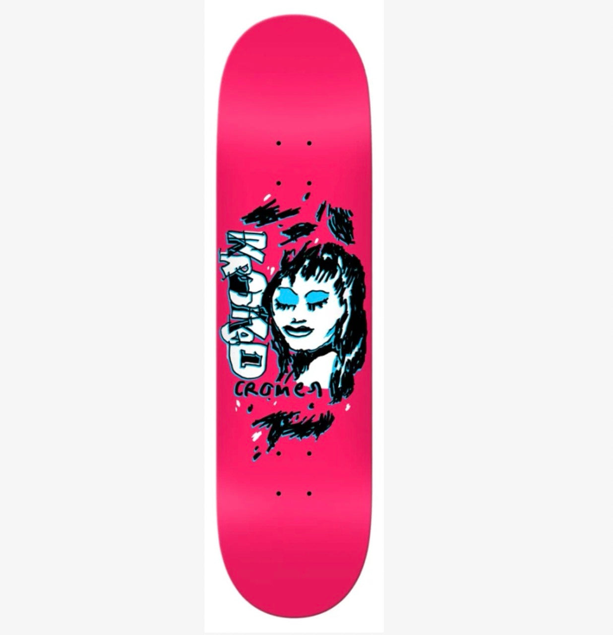 Krooked Cromer (Pink/Blue) 8.06" WB 14.25" Deck