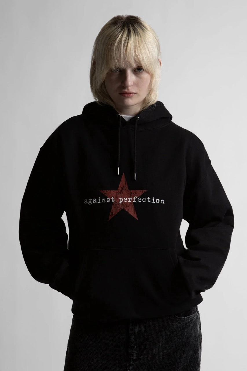 Agains Perfection Hoodie - Black