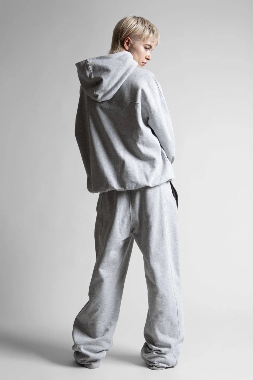 Boxy Switchblade Hoodie - Heather Grey