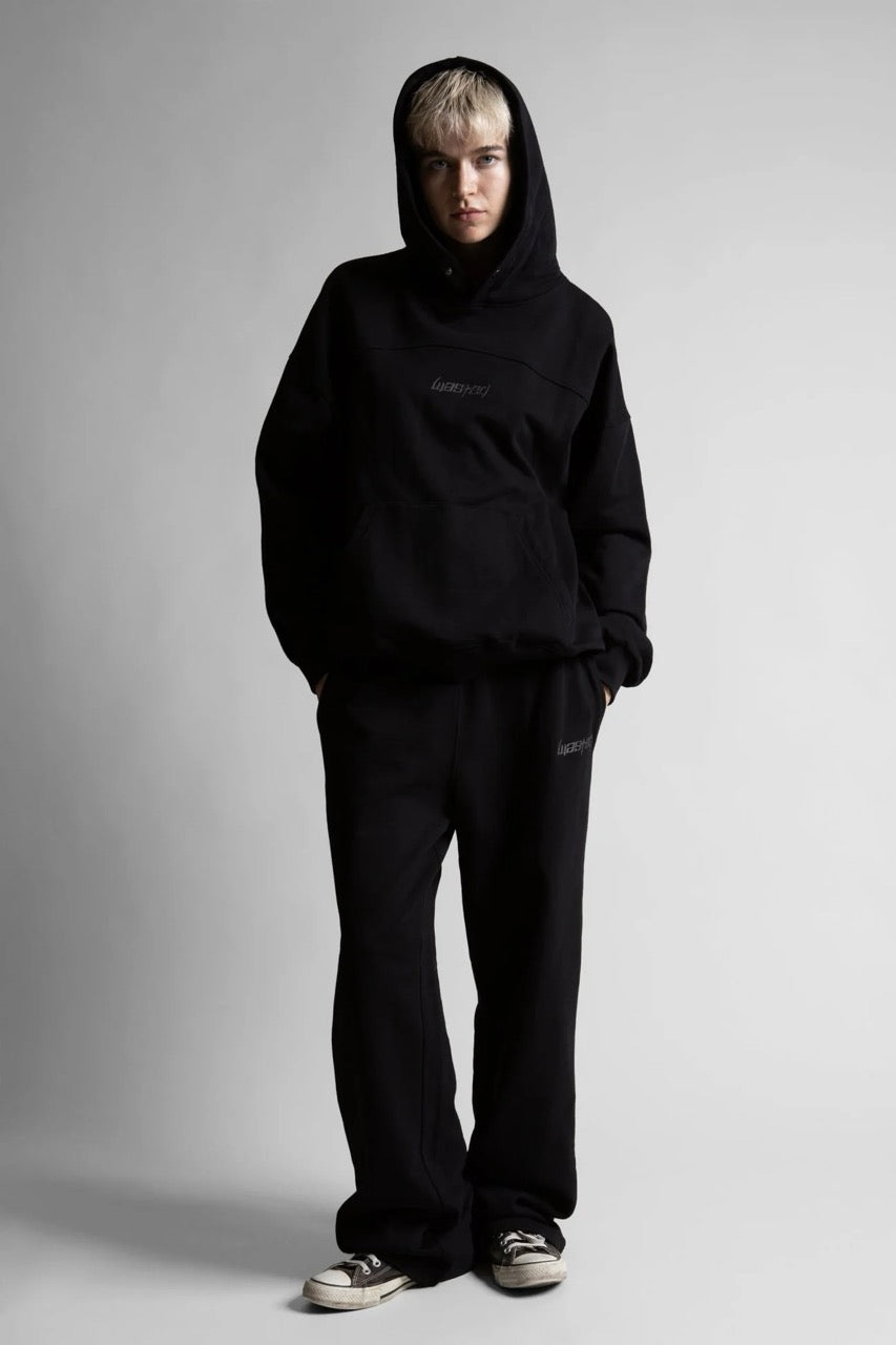 Boxy Switchblade Hoodie - Black