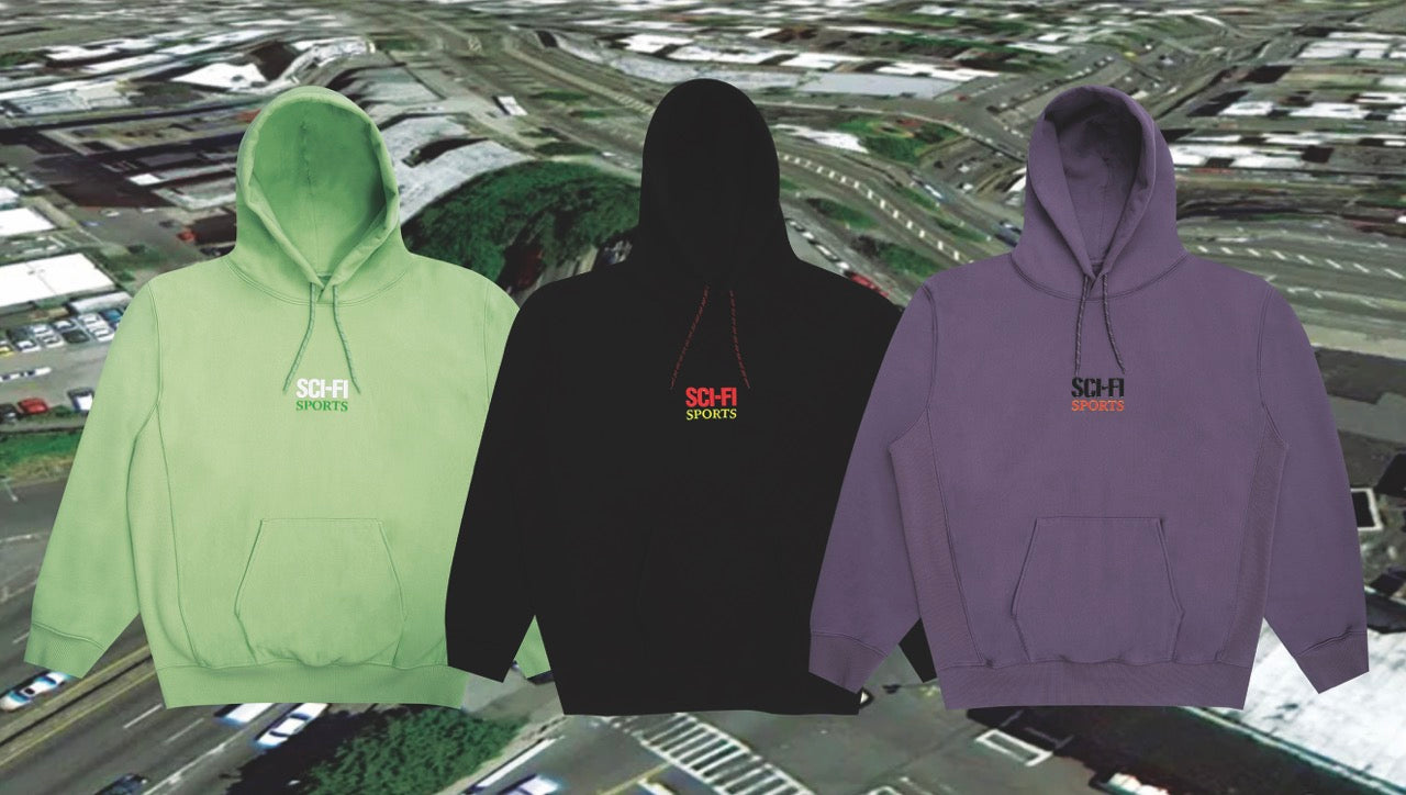 Sci-Fi Sports Hood - Purple Sage