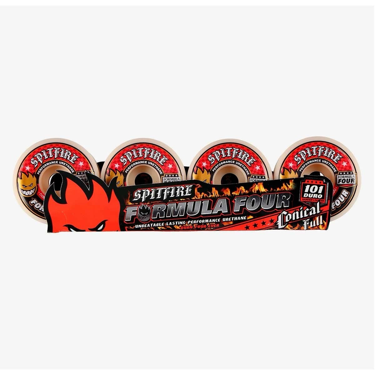 Spitfire Formula Four Conical Full 101 Duro Skateboard Hjul 54mm