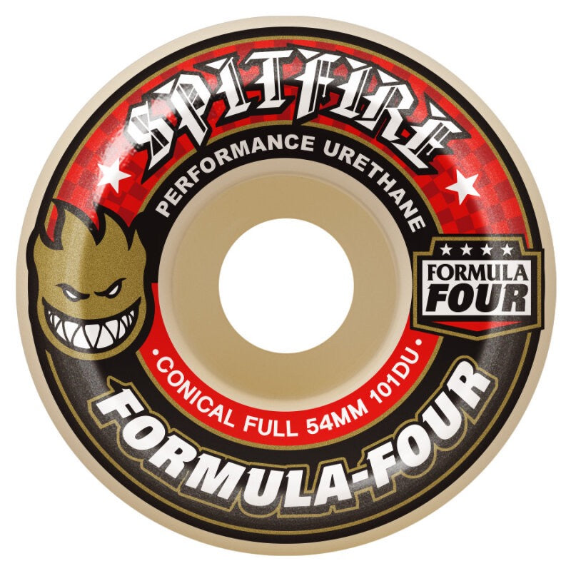 Spitfire Formula Four Conical Full 101 Duro Skateboard Hjul 54mm