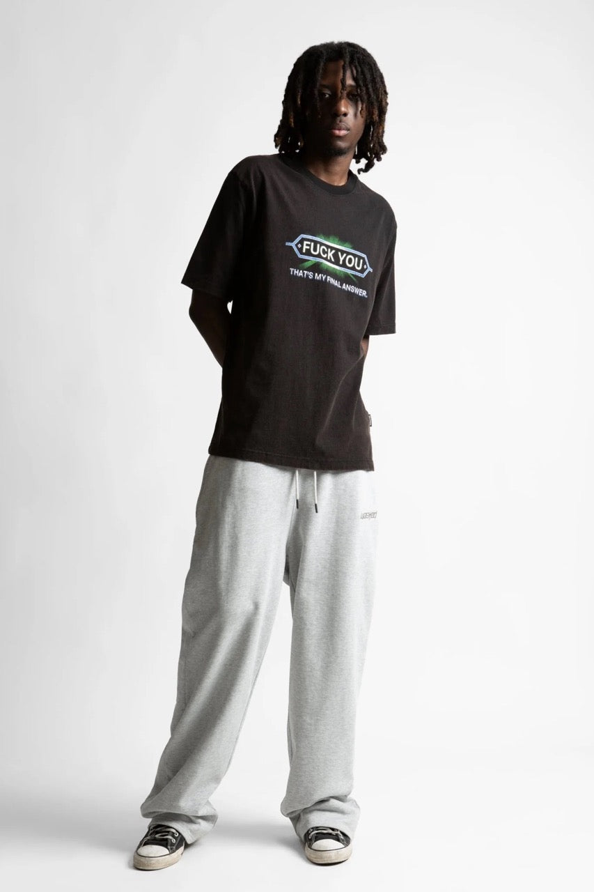ANSWER T-SHIRT - BLACK