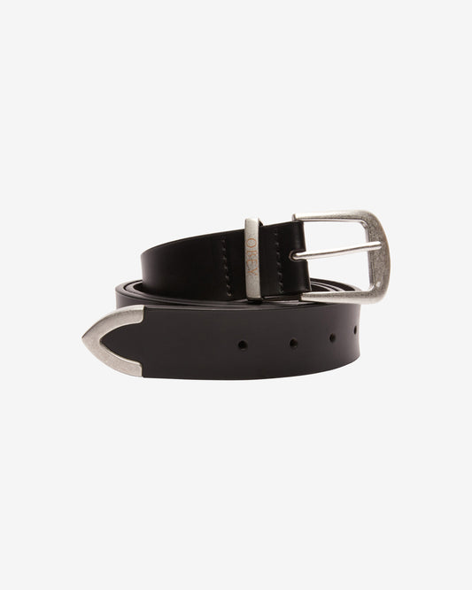 Obey Leather Belt - Black
