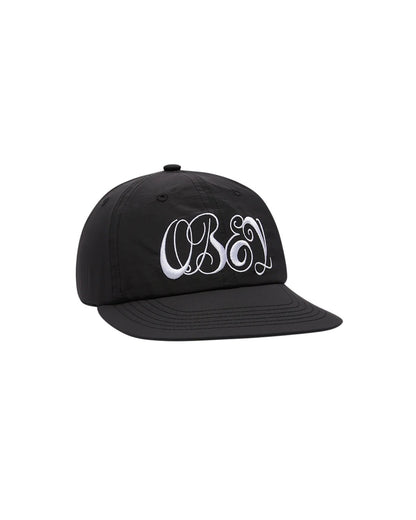 SCRIPT NYLON STRAPBACK