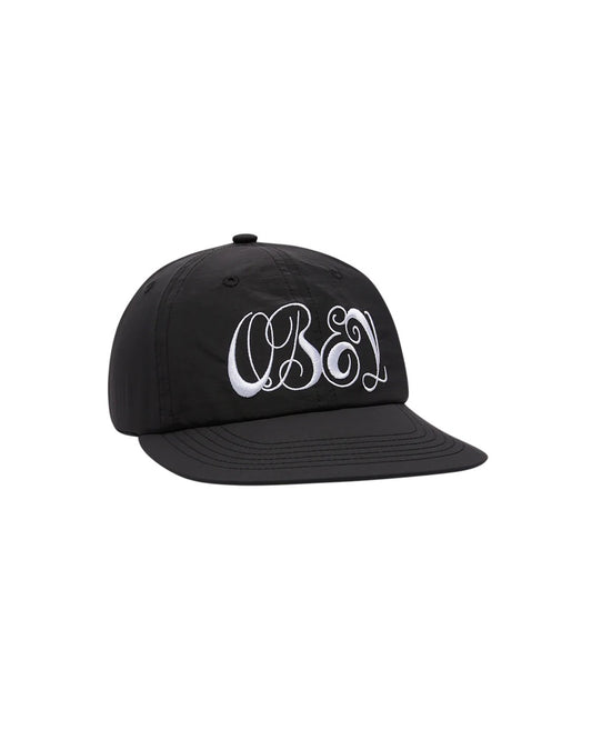 SCRIPT NYLON STRAPBACK