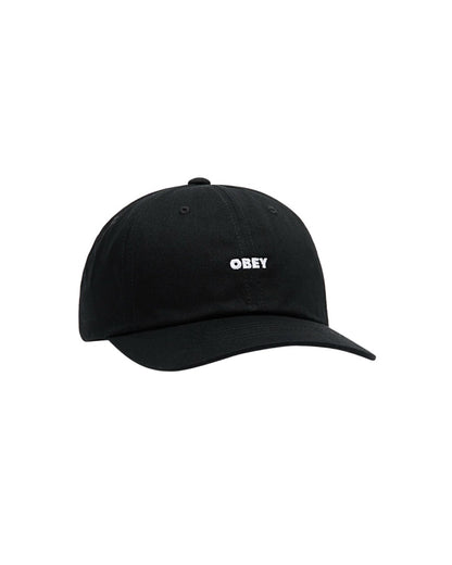 OBEY BOLD CURVE STRAPBACK - BLACK