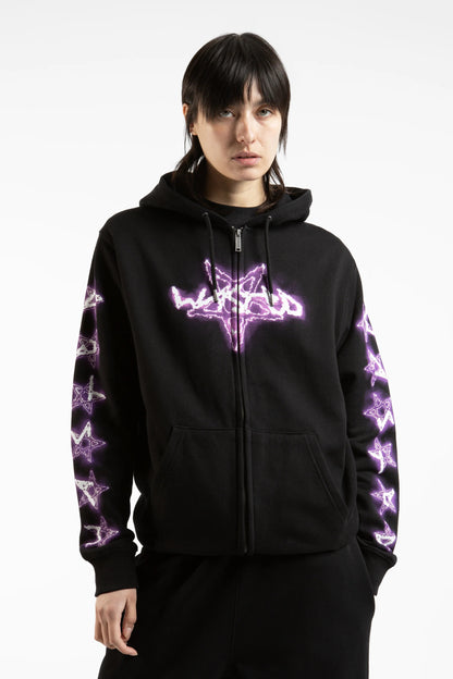 SURT HOODIE ZIP - BLACK