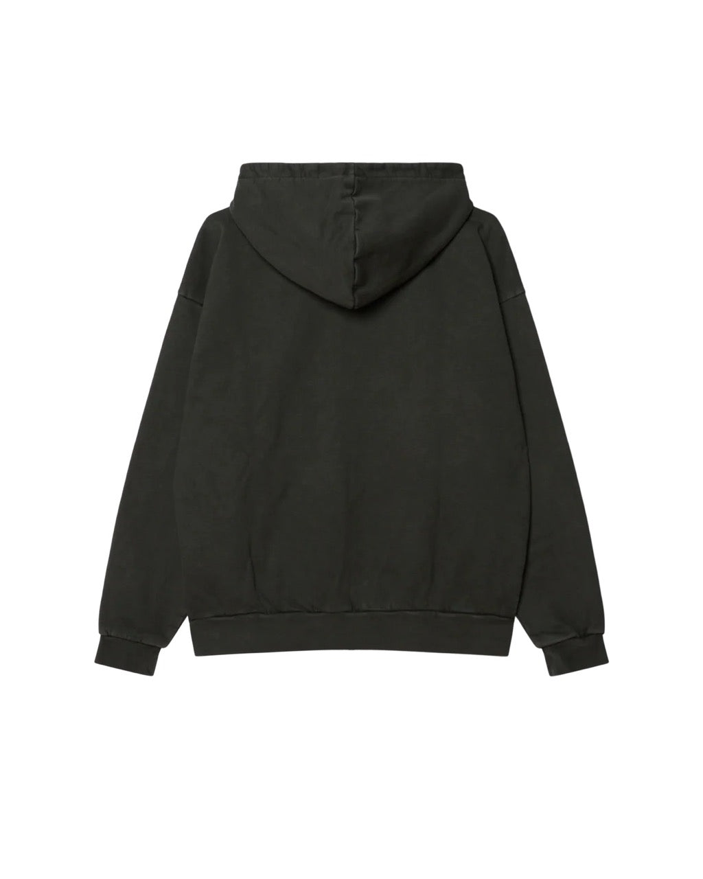LOWERCASE PIGMENT ZIP HOOD - BLACK