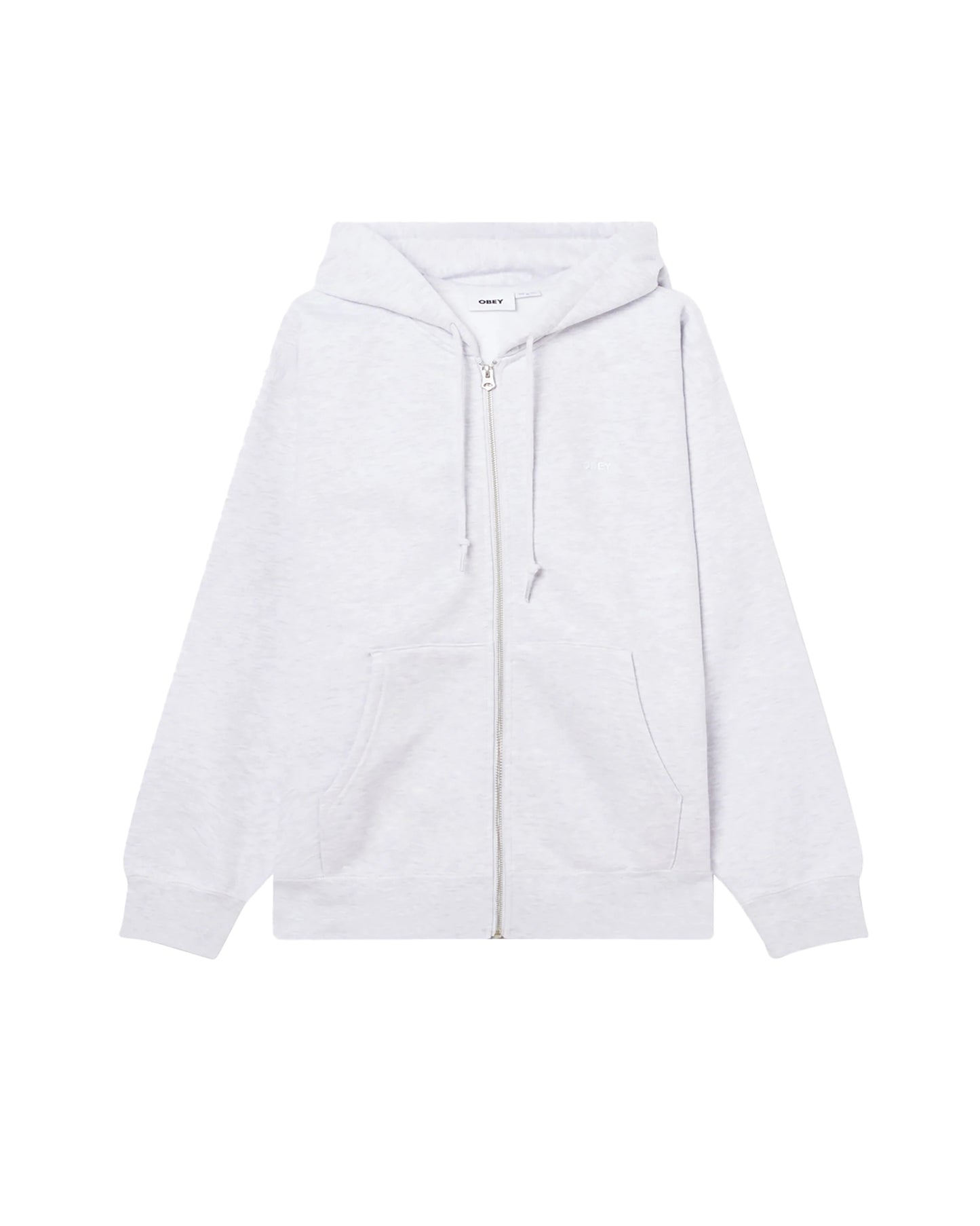 EST. WORKS BOLD ZIP HOOD - Heather Grey