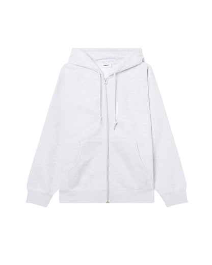 EST. WORKS BOLD ZIP HOOD - Heather Grey