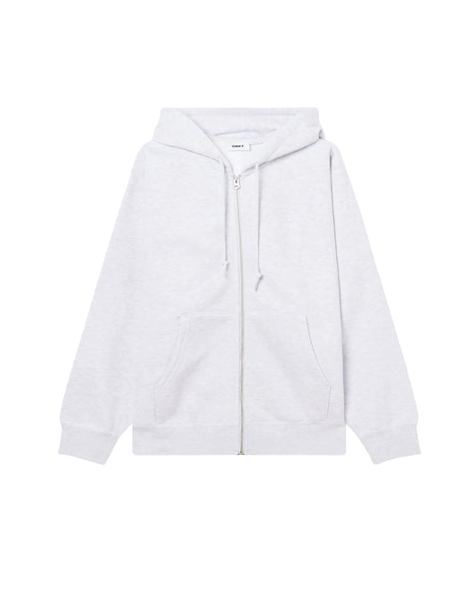 EST. WORKS BOLD ZIP HOOD - Heather Grey