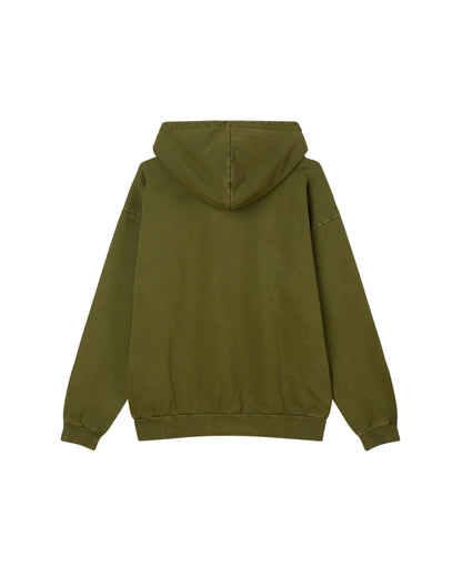 PIGMENTPULLOVER IN KLEINBUCHSTABEN - PIGMENT MOOSGRÜN