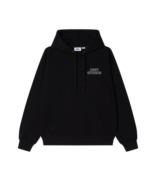 OBEY STUDIOS PALETTE PULLOVER - BLACK