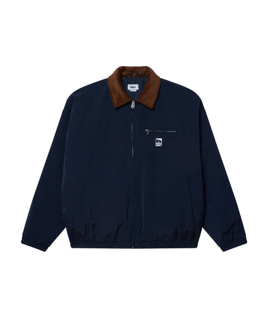 ELYSIAN JACKET - NAVY / BROWN