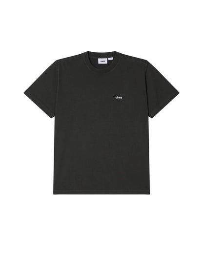 LOWERCASE PIGMENT T-SHIRT - PIRATE BLACK