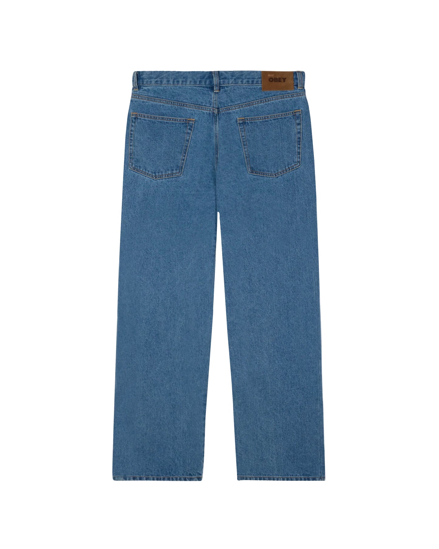 KLASSISCHER BAGGY-DENIM – HELLES INDIGO