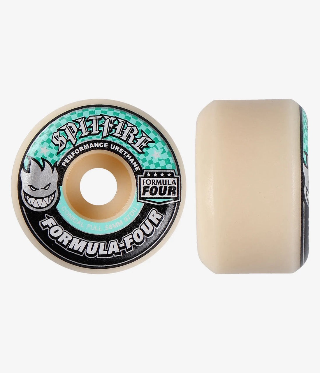 Spitfire Formula Four Conical Full Wheels (natural) 54 mm 97 Duro 4 Pack