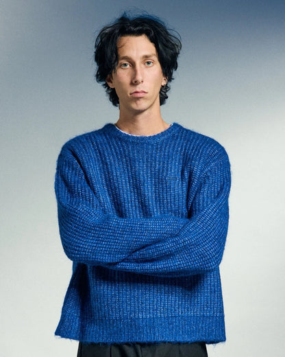 OBEY DEXTER SWEATER - SURF BLUE