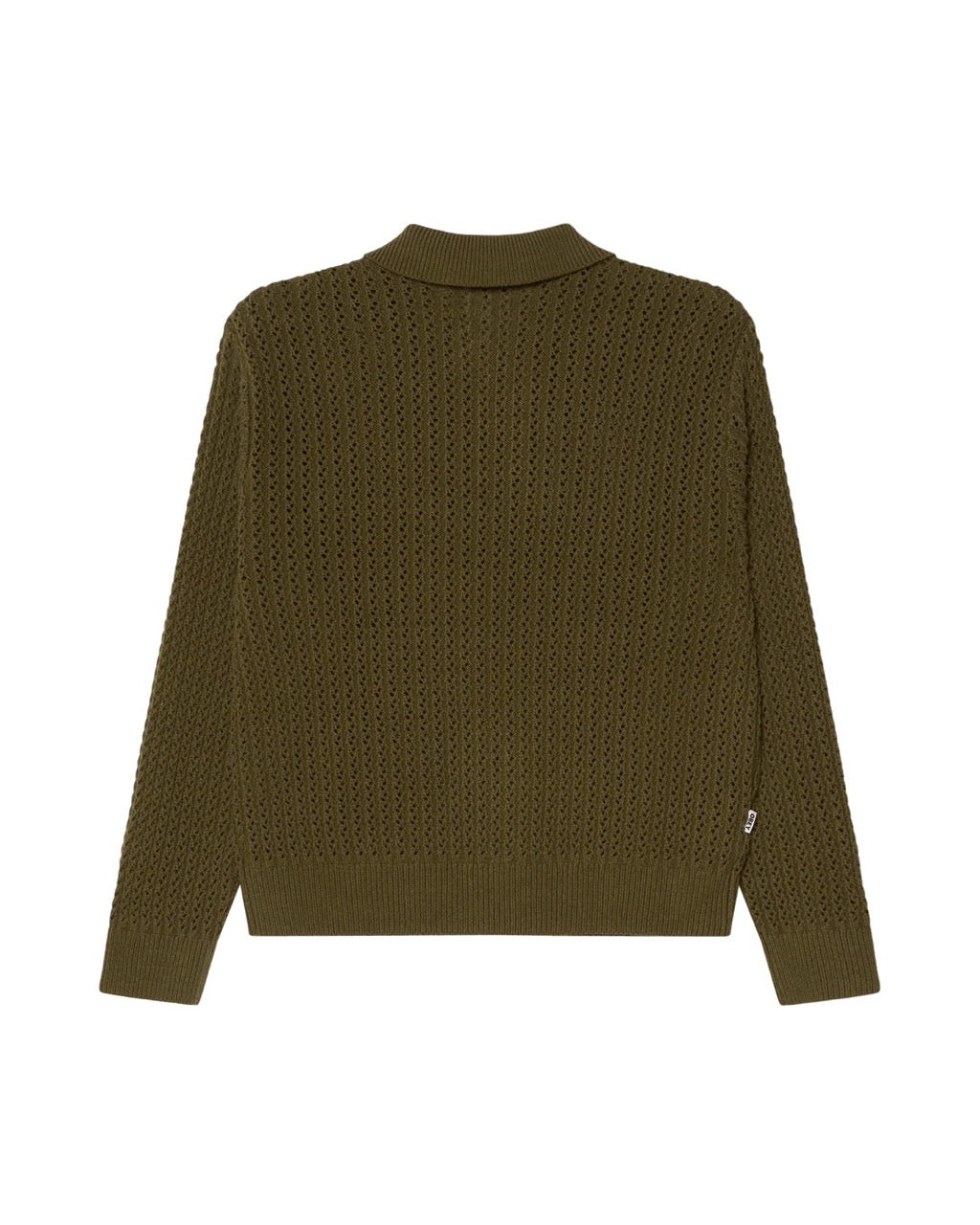 UANE POLO SWEATER - TEA LEAF