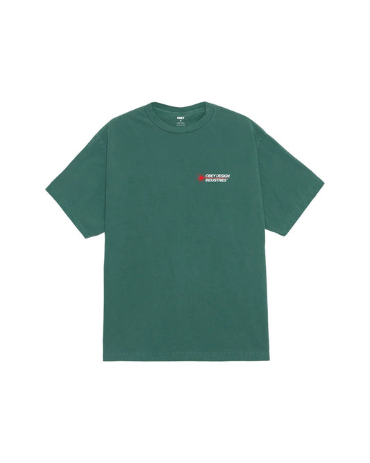 OBEY DESIGN INDUSTRIES PIGMENT T-SHIRT - FORREST