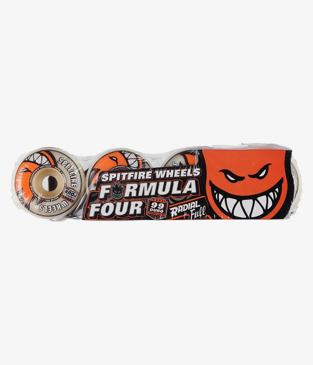 Spitfire Formula Four Radial Full Wheels 54 mm 99A 4 Pack