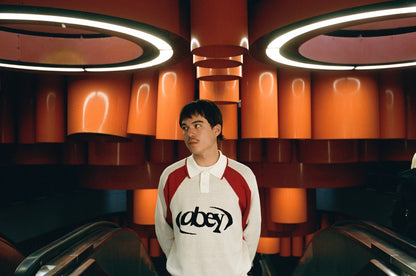 FUSSBALL-POLO-PULLOVER - WEISS-MULTI