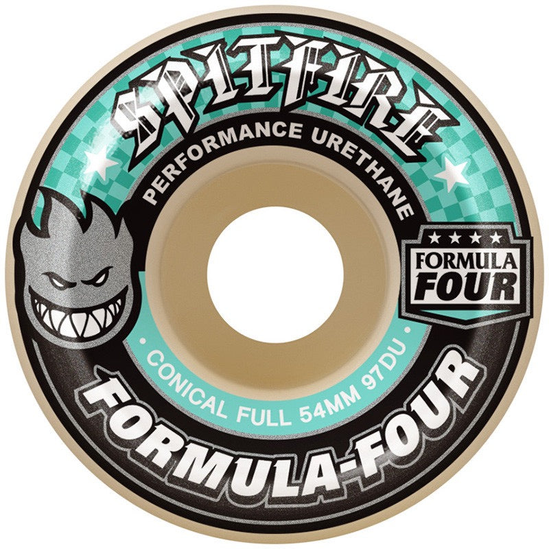 Spitfire Formula Four Conical Full Wheels (natural) 54 mm 97 Duro 4 Pack