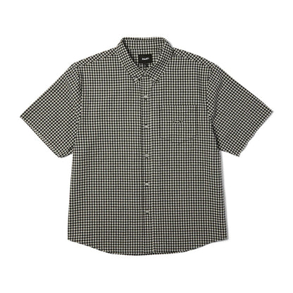 89 Micro Gingham Oxford Shirt - Black White