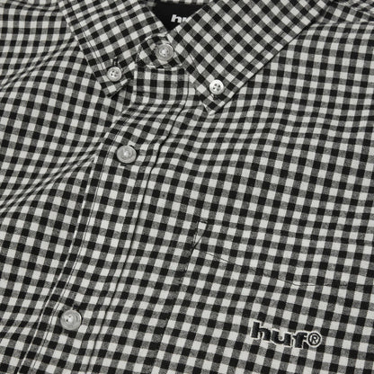 89 Micro Gingham Oxford Shirt - Black White