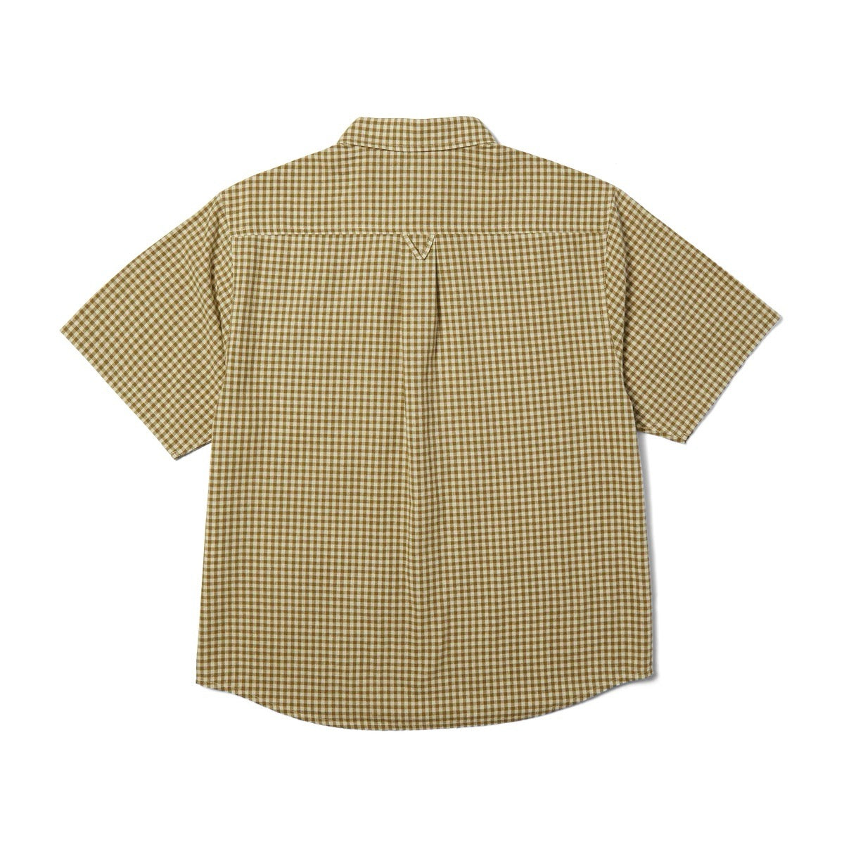 89 Micro Gingham Oxford Shirt - Natural